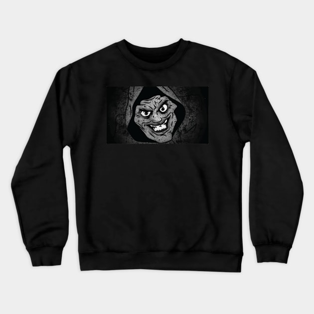 The Hooded Man Crewneck Sweatshirt by Qspark